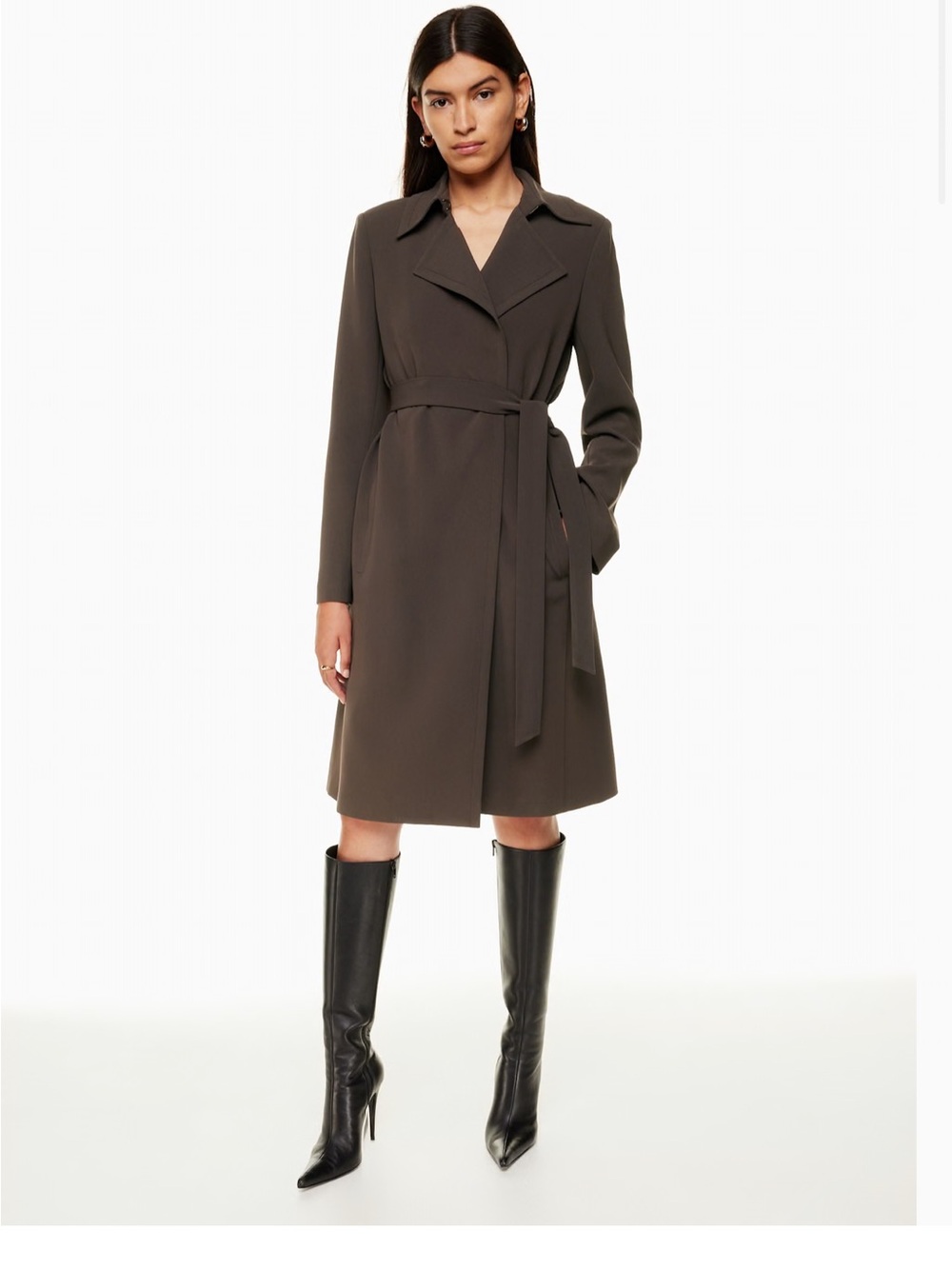Aritzia *SOLD OUT* Adira Trenchcoat in Mocha Brown